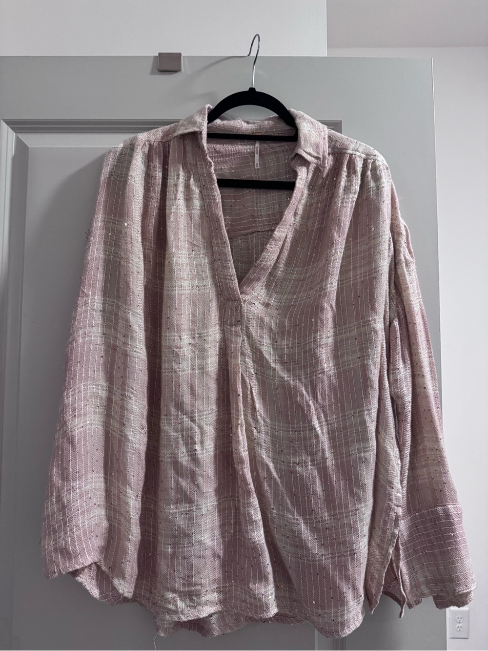 Free people long sleeve blouse